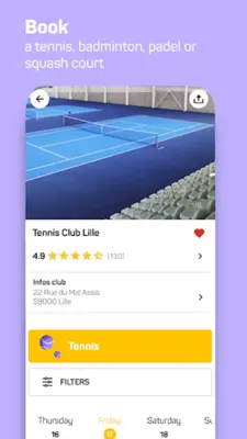 Anybuddy book a sports field android App screenshot 2